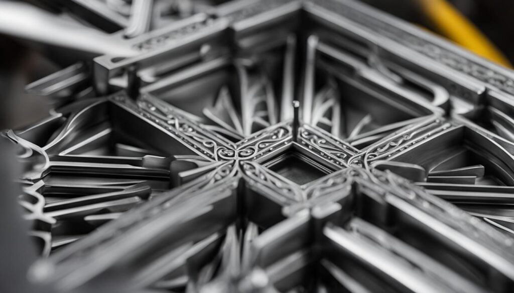 Precision casting metal pattern design