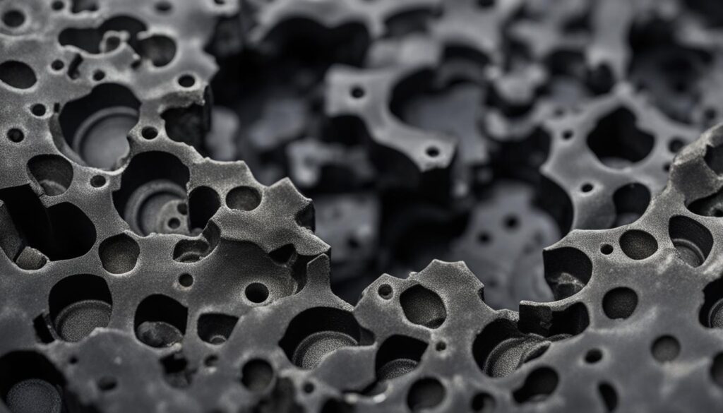 Graphite Nodules in Ductile Iron