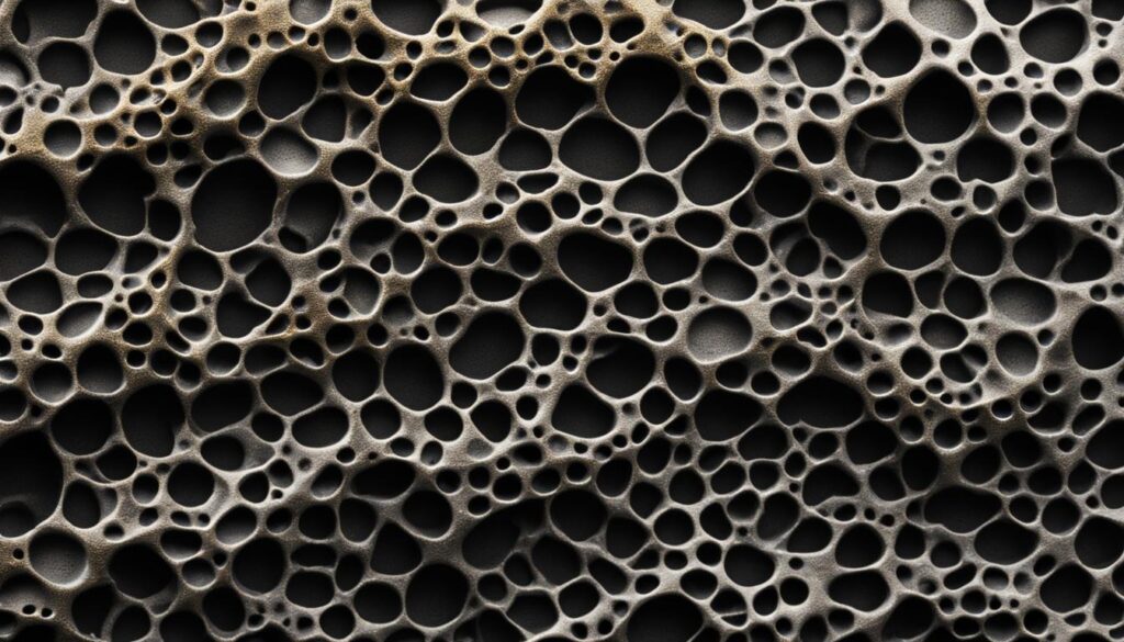 graphite nodules in ductile iron