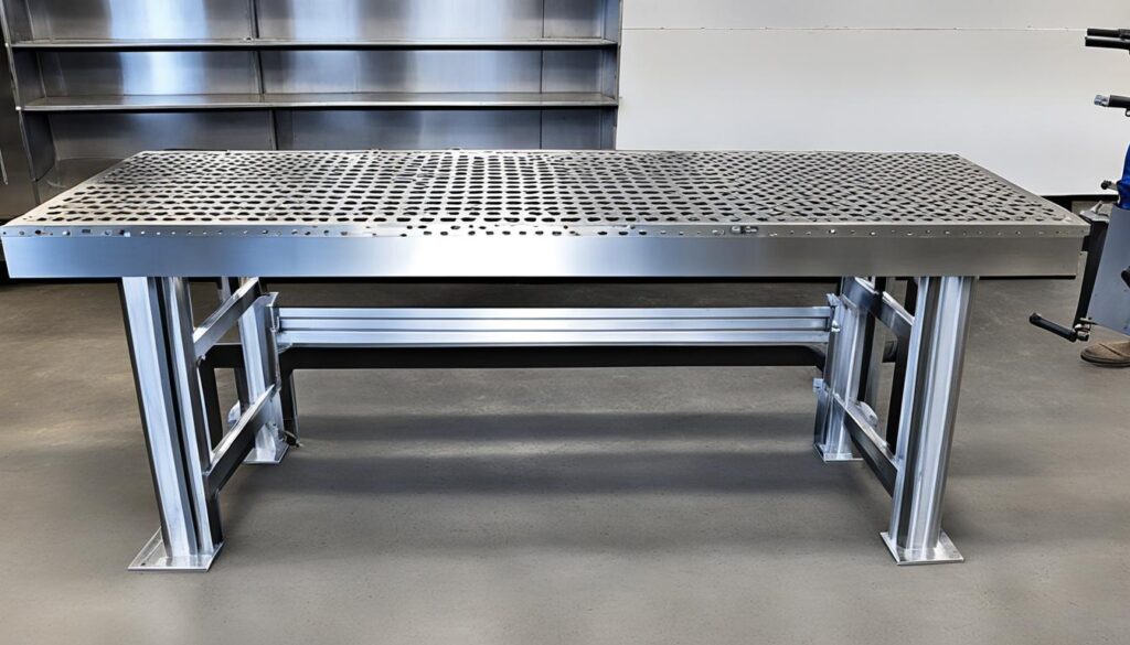 welding table construction