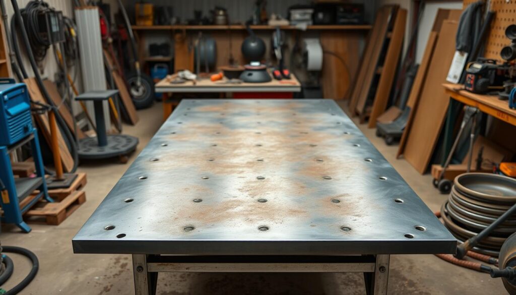 steel plate welding table