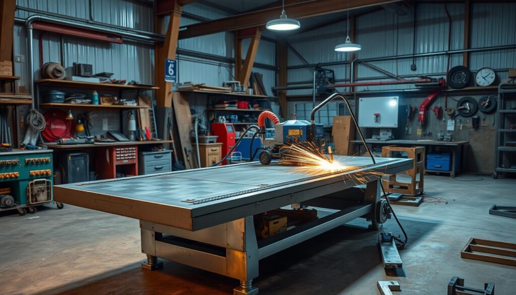 welding plasma cutting table