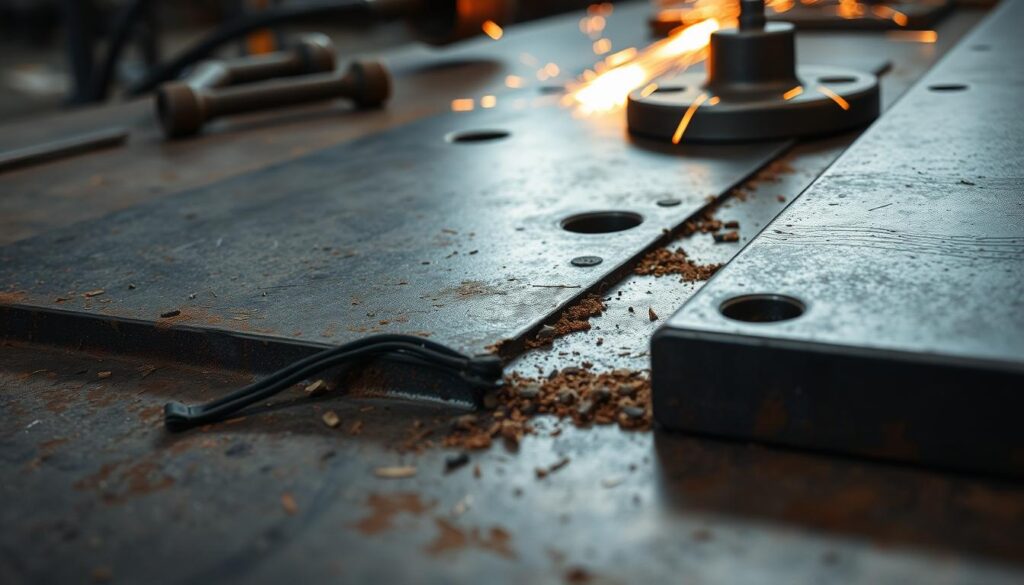 welding table surface